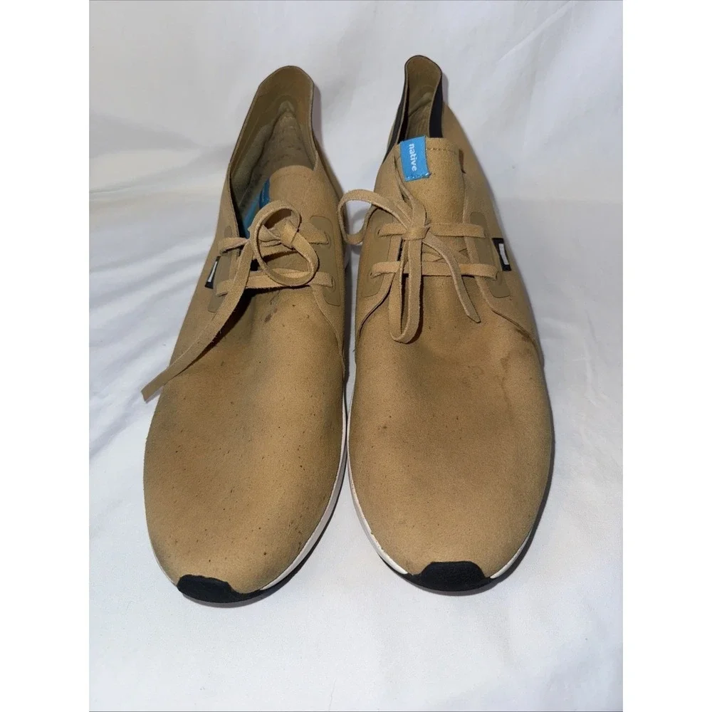 Native Apollo Chukka SMU Tan Microfiber Mid Top Sneakers Mens 13 21103700-2119